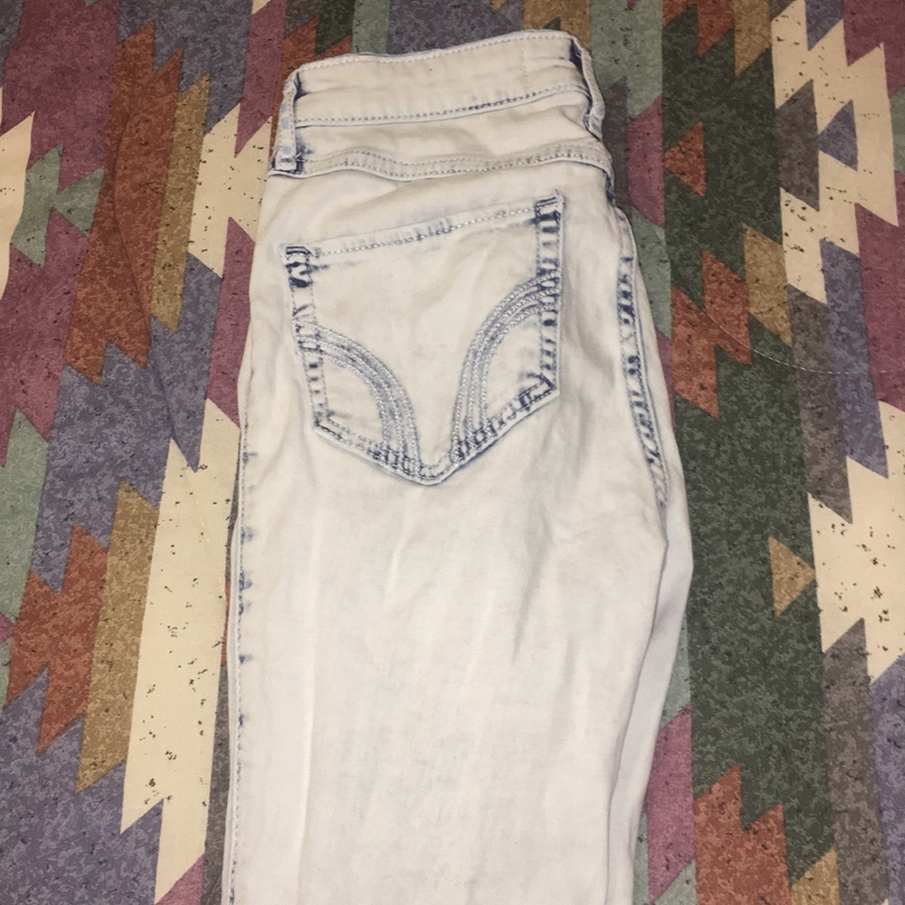ACID WASH skinny jeans from hollister 🦋